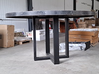 Eettafel | tropisch hout | 140 cm, 2026 - afbeelding 3 van  6