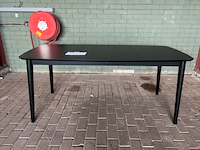 Eettafel uitschuifbaar , by fonq , evolve, zwart - afbeelding 1 van  7