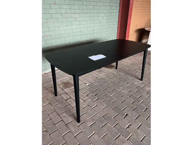 Eettafel uitschuifbaar , by fonq , evolve, zwart - afbeelding 3 van  7