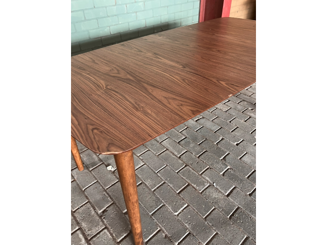 Eettafel uitschuifbaar walnoot, by fonq , evolve - afbeelding 8 van  8