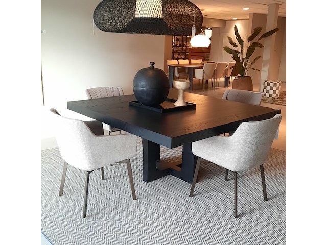 Eettafel van der plaat, frank, zwart - afbeelding 1 van  8