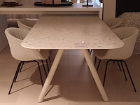 Eettafel vincent sheppard, kodo, dune white - afbeelding 1 van  8