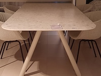 Eettafel vincent sheppard, kodo, dune white - afbeelding 3 van  8