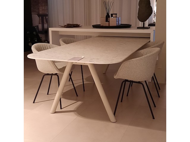 Eettafel vincent sheppard, kodo, dune white - afbeelding 4 van  8