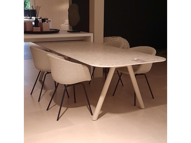 Eettafel vincent sheppard, kodo, dune white - afbeelding 5 van  8