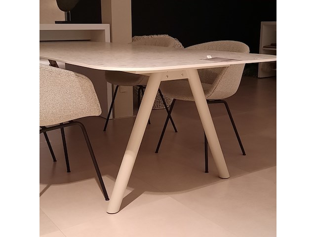 Eettafel vincent sheppard, kodo, dune white - afbeelding 6 van  8