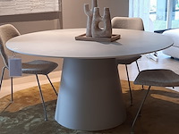 Eettafel vincent sheppard, sandro, dune white, rond - afbeelding 1 van  7