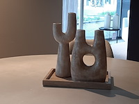 Eettafel vincent sheppard, sandro, dune white, rond - afbeelding 5 van  7
