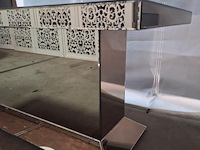 Eettafel v.v. spiegelglas - afbeelding 3 van  4