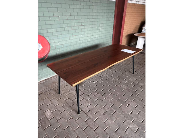 Eettafel walnoot, dutchbone , alagon - afbeelding 2 van  6