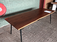 Eettafel walnoot, dutchbone , alagon - afbeelding 2 van  6