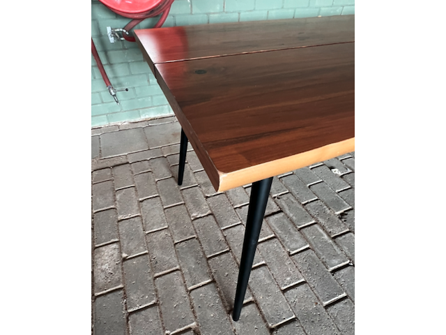 Eettafel walnoot, dutchbone , alagon - afbeelding 4 van  6