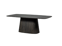 Eettafel, woood, leah, donker bruin - afbeelding 1 van  5