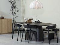 Eettafel, woood, leah, donker bruin - afbeelding 4 van  5