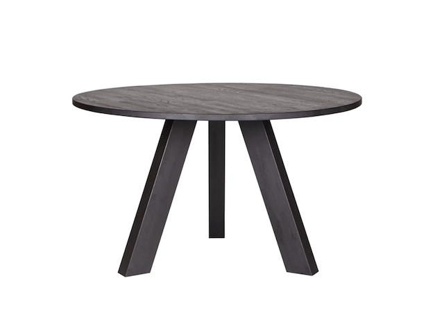 Eettafel woood, rhonda | 130 cm, zwart - afbeelding 1 van  5