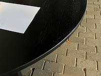 Eettafel woood, rhonda | 130 cm, zwart - afbeelding 3 van  5