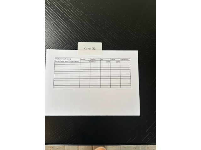 Eettafel, zuiver , seth, zwart - afbeelding 5 van  6