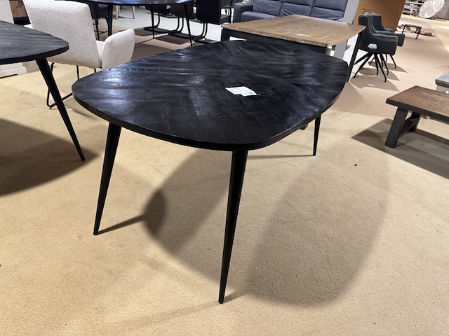 Eettafel, zwart - afbeelding 1 van  4