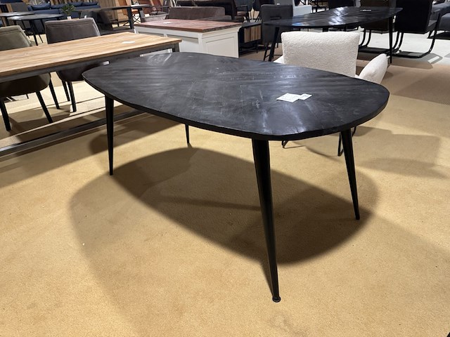 Eettafel, zwart - afbeelding 1 van  4