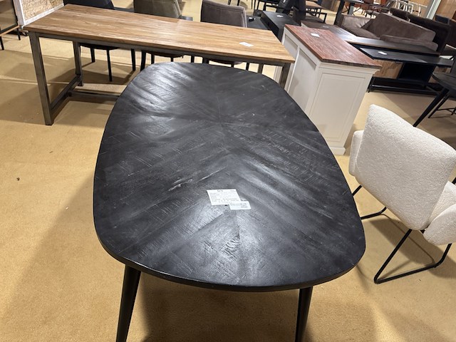 Eettafel, zwart - afbeelding 3 van  4