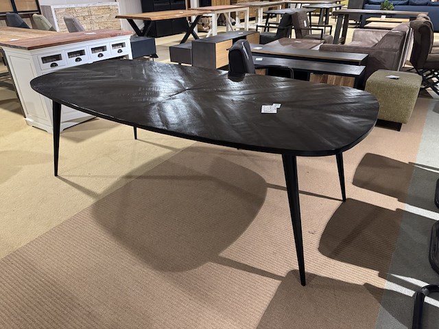Eettafel, zwart - afbeelding 1 van  5