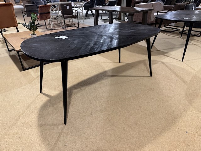 Eettafel, zwart - afbeelding 1 van  4