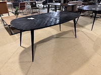 Eettafel, zwart - afbeelding 1 van  4