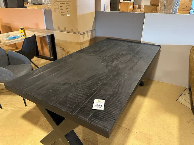 Eettafel, zwart - afbeelding 4 van  5