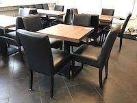 Eettafels met stoelen (4x)