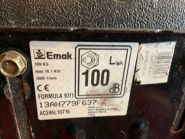 Efco formula 97/13.5t zitmaaier - afbeelding 7 van  7
