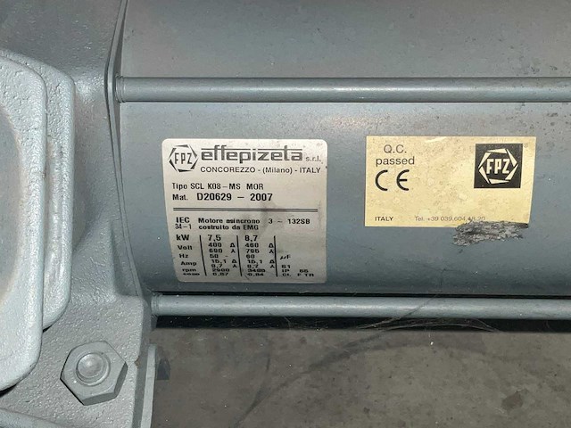 Effepizeta scl k08-ms vacuümpomp / zijkanaalblower (c) - afbeelding 4 van  4