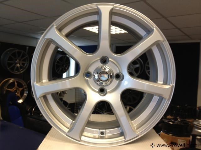 Effezeta fz575 aluminium velgenset - 4x100 7j et35 - afbeelding 1 van  1