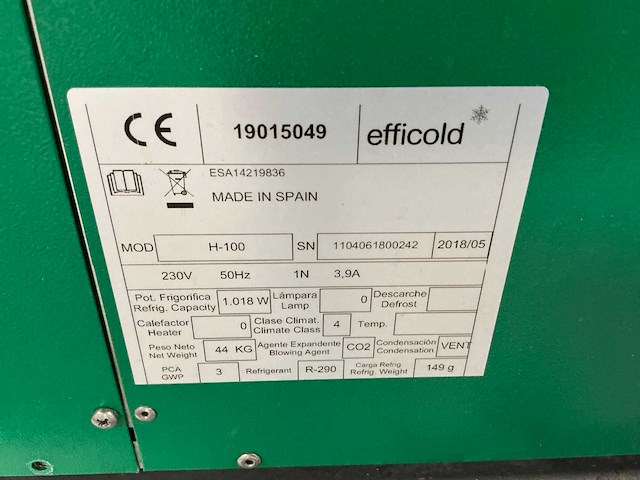 Efficold h-100 tapinstallatie - afbeelding 4 van  11