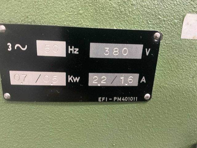 Efi fk2 kolomboormachine - afbeelding 7 van  8