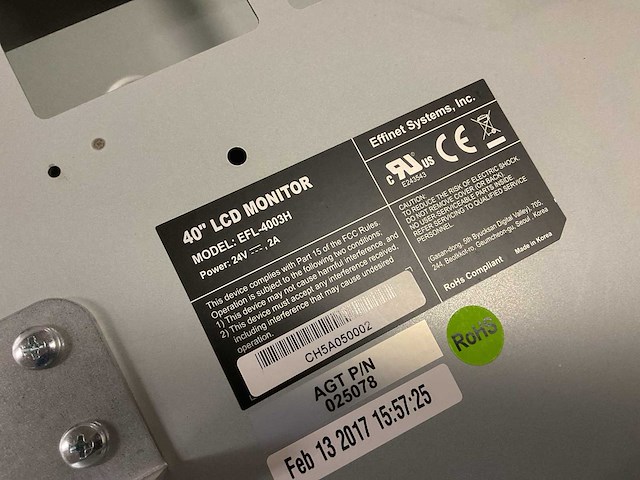 Efl-4003h lcd monitor - afbeelding 6 van  6