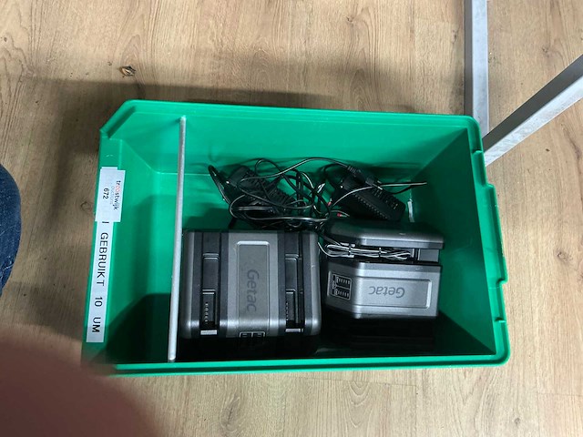 Egetac duo acculader v100 (3x) - afbeelding 3 van  4