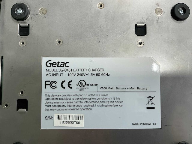 Egetac duo acculader v100 (3x) - afbeelding 4 van  4