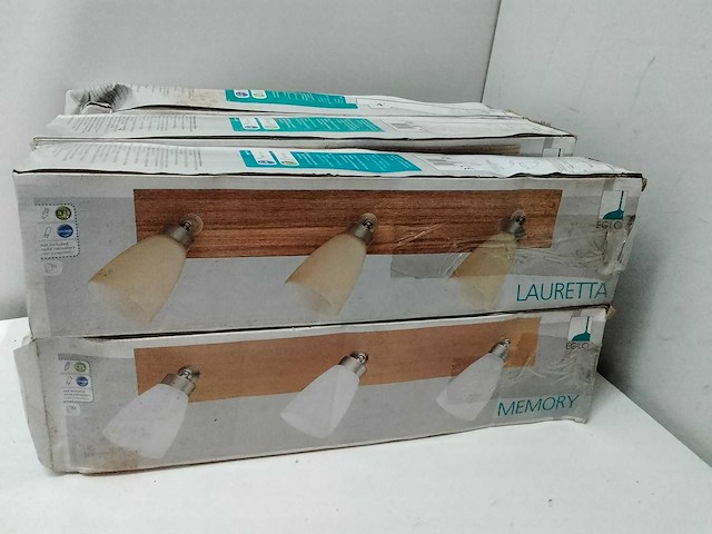 Eglo - 2 modellen - plafond- wandlampen (6x) - afbeelding 1 van  3