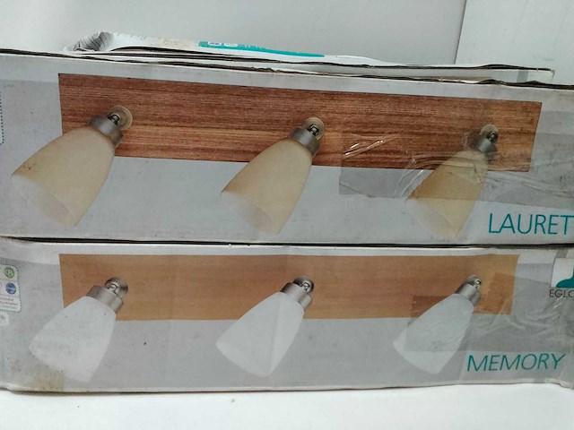 Eglo - 2 modellen - plafond- wandlampen (6x) - afbeelding 2 van  3