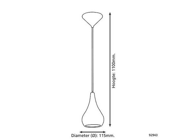 Eglo - nibbia - hanglamp - afbeelding 2 van  7