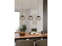 Eglo almanzora hanglamp e27 90 cm zwart/koper - afbeelding 3 van  4