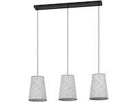 Eglo alsager hanglamp e27 91 cm zwart|grijs - afbeelding 1 van  3
