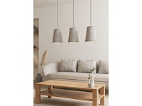 Eglo alsager hanglamp e27 91 cm zwart|grijs - afbeelding 3 van  3