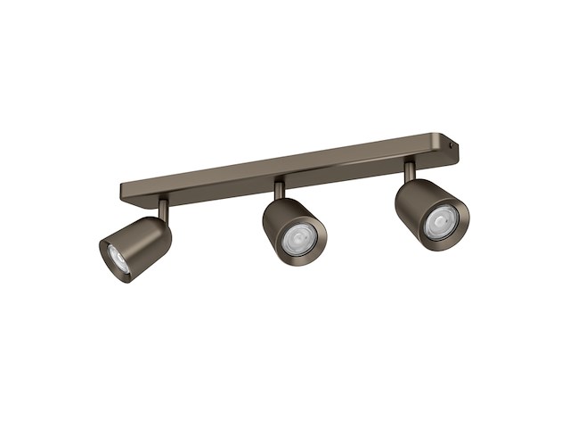 Eglo camaldoli spot gu10 52cm donker brons kantelbaar - afbeelding 1 van  3