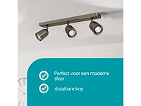 Eglo camaldoli spot gu10 52cm donker brons kantelbaar - afbeelding 3 van  3