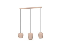 Eglo cambaito hanglamp e27 89,5 cm zand - afbeelding 1 van  5