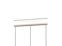 Eglo cambaito hanglamp e27 89,5 cm zand - afbeelding 3 van  5