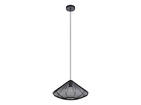 Eglo dolwen hanglamp e27 425 cm zwart textiel - afbeelding 2 van  4