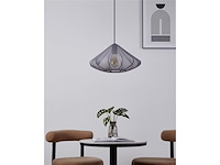 Eglo dolwen hanglamp e27 425 cm zwart textiel - afbeelding 3 van  4