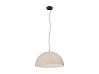 Eglo gaetano 1 hanglamp e27 53 cm zandkleur/creme - afbeelding 1 van  3
